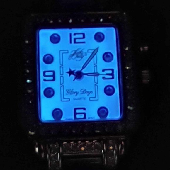 Kirks Folly 'Glory Days' bracelet watch, Aurora Borealis Crystal Accents - Picture 3 of 9